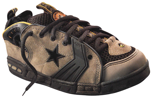 black converse skate shoes