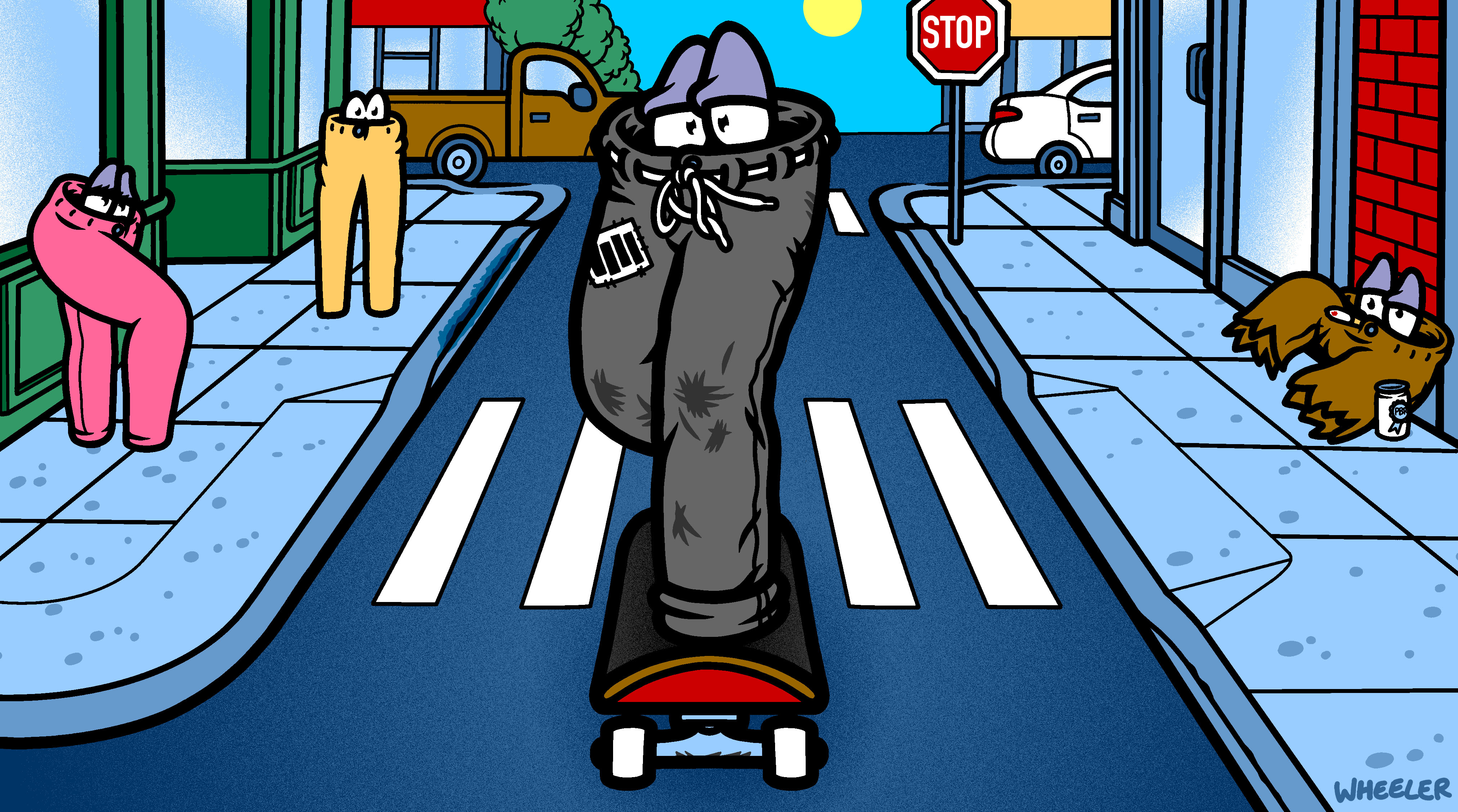 What is too baggy? 😳💀#fyp #baggyjeans #skate #skateboarding