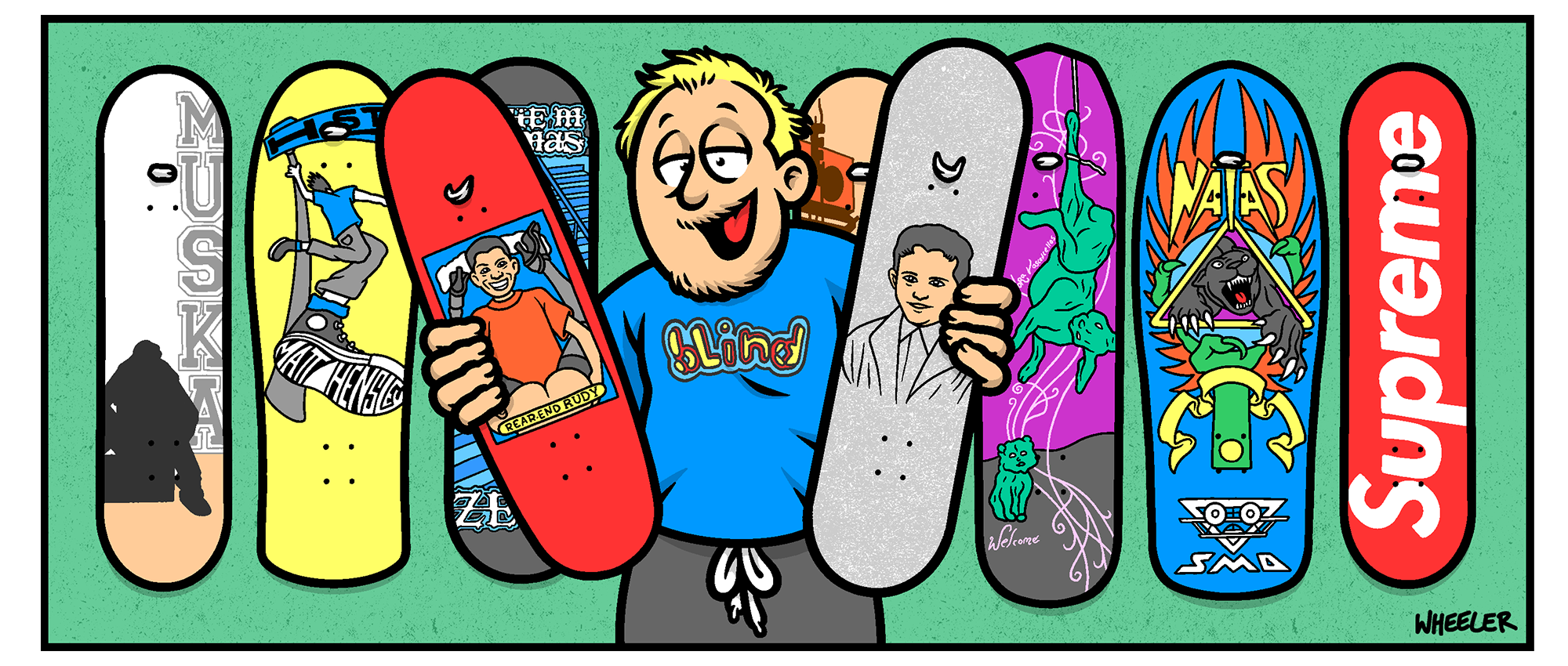 Used Vintage Early 2000's I Hate School Original Hook Ups Skateboard  T-Shirt! 